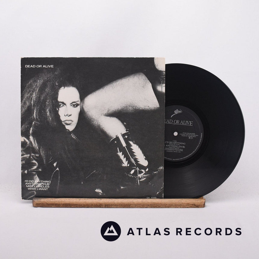 Dead Or Alive I'd Do Anything 10" Vinyl Record - Front Cover & Record