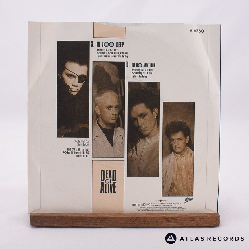 Dead Or Alive - In Too Deep - 7" Vinyl Record - EX/VG+