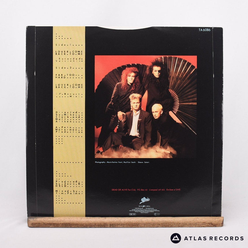 Dead Or Alive - Lover Come Back To Me - 12" Vinyl Record - EX/EX