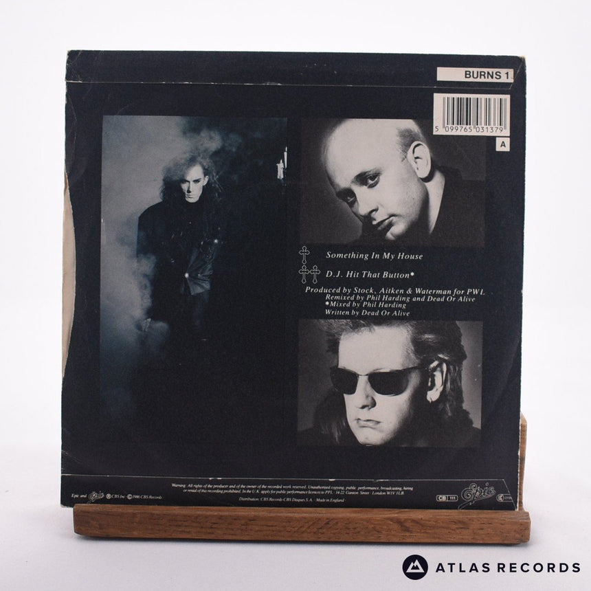 Dead Or Alive - Something In My House - 7" Vinyl Record - VG+/VG+