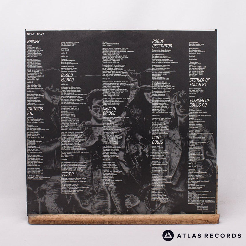 Decimator - Carnage City State Mosh Patrol - LP Vinyl Record - EX/VG+