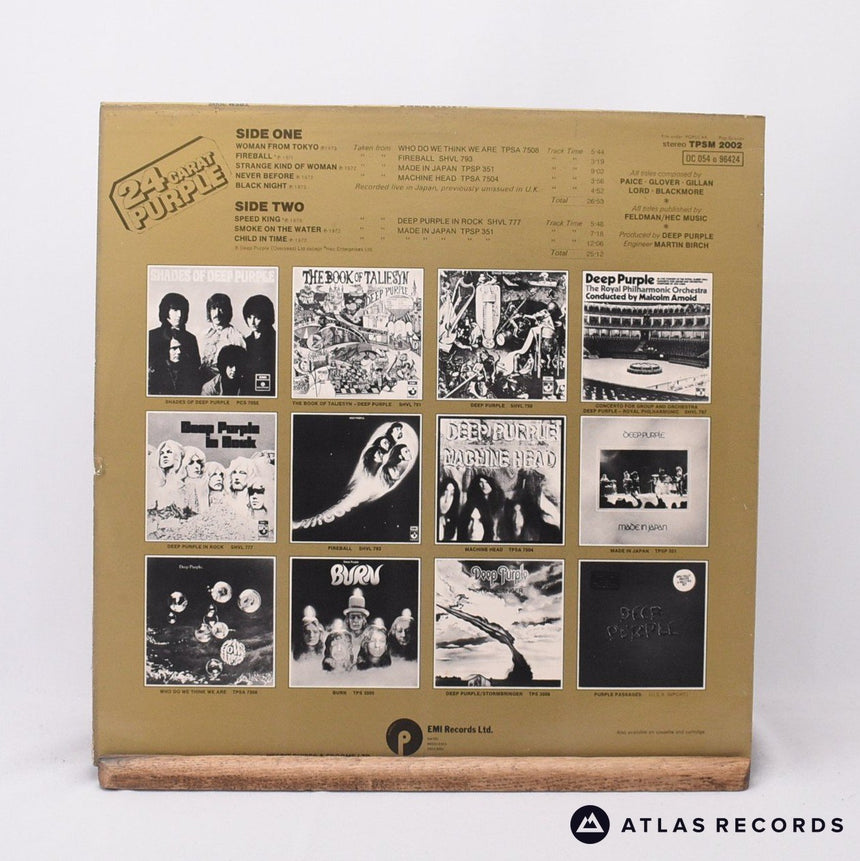 Deep Purple - 24 Carat Purple - LP Vinyl Record - VG+/VG+