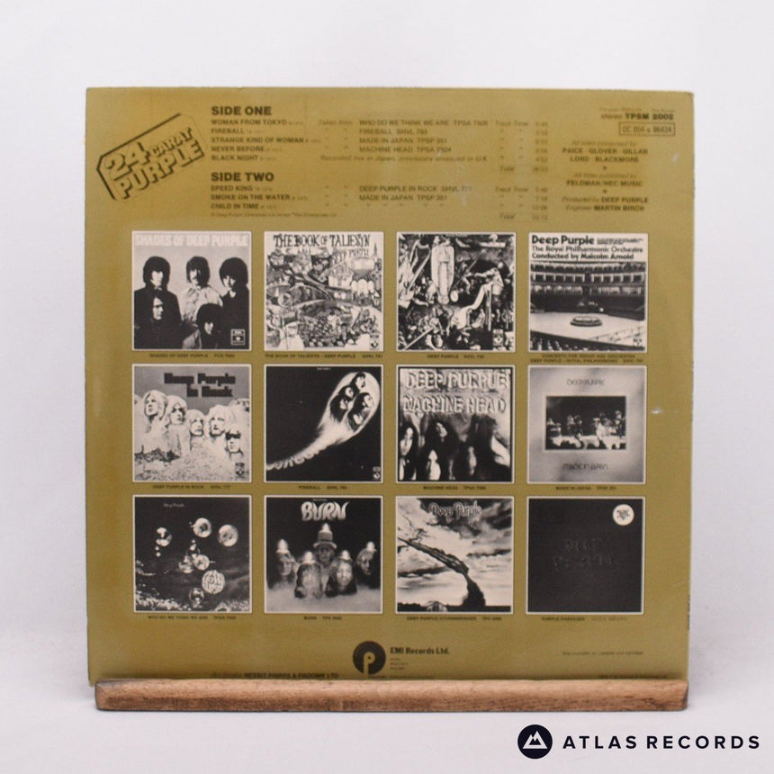 Deep Purple - 24 Carat Purple - LP Vinyl Record - VG+/VG+