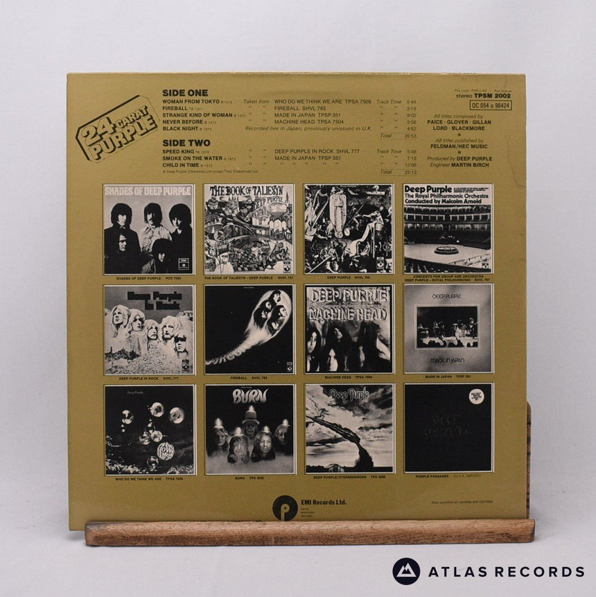 Deep Purple - 24 Carat Purple - LP Vinyl Record - EX/EX