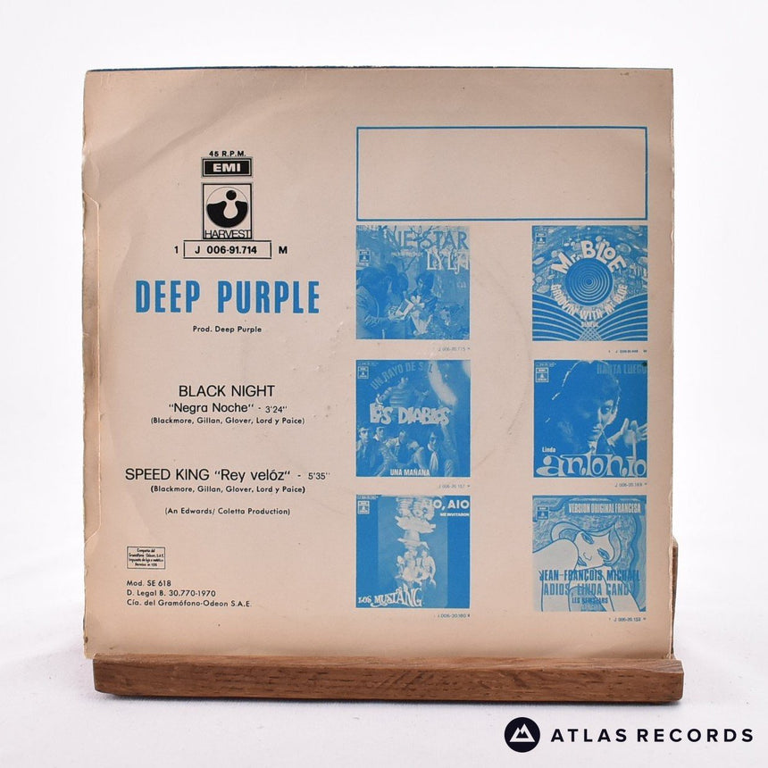 Deep Purple - Black Night - 7" Vinyl Record - VG+/VG+