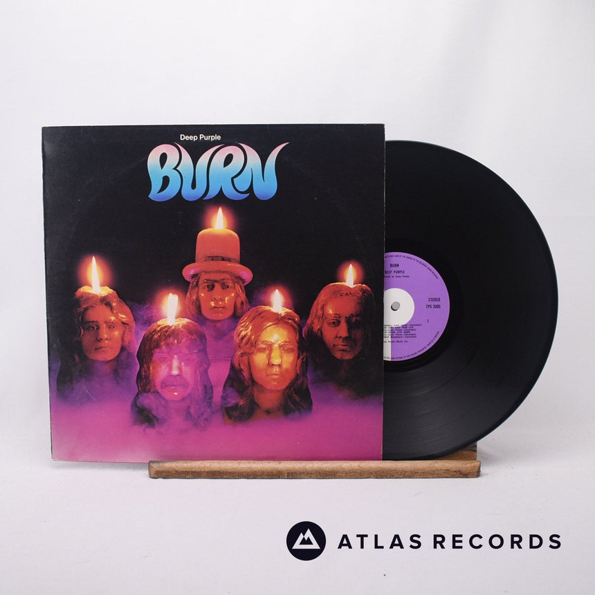 Deep Purple Burn LP Vinyl Record - Front Cover & Record