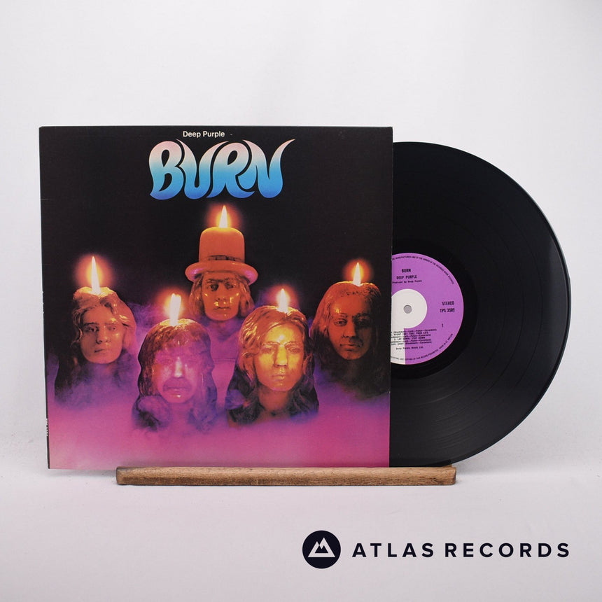 Deep Purple Burn LP Vinyl Record - Front Cover & Record