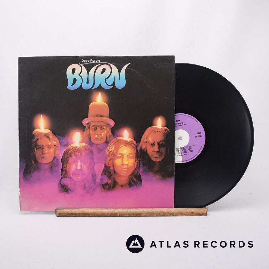 Deep Purple Burn LP Vinyl Record - Front Cover & Record