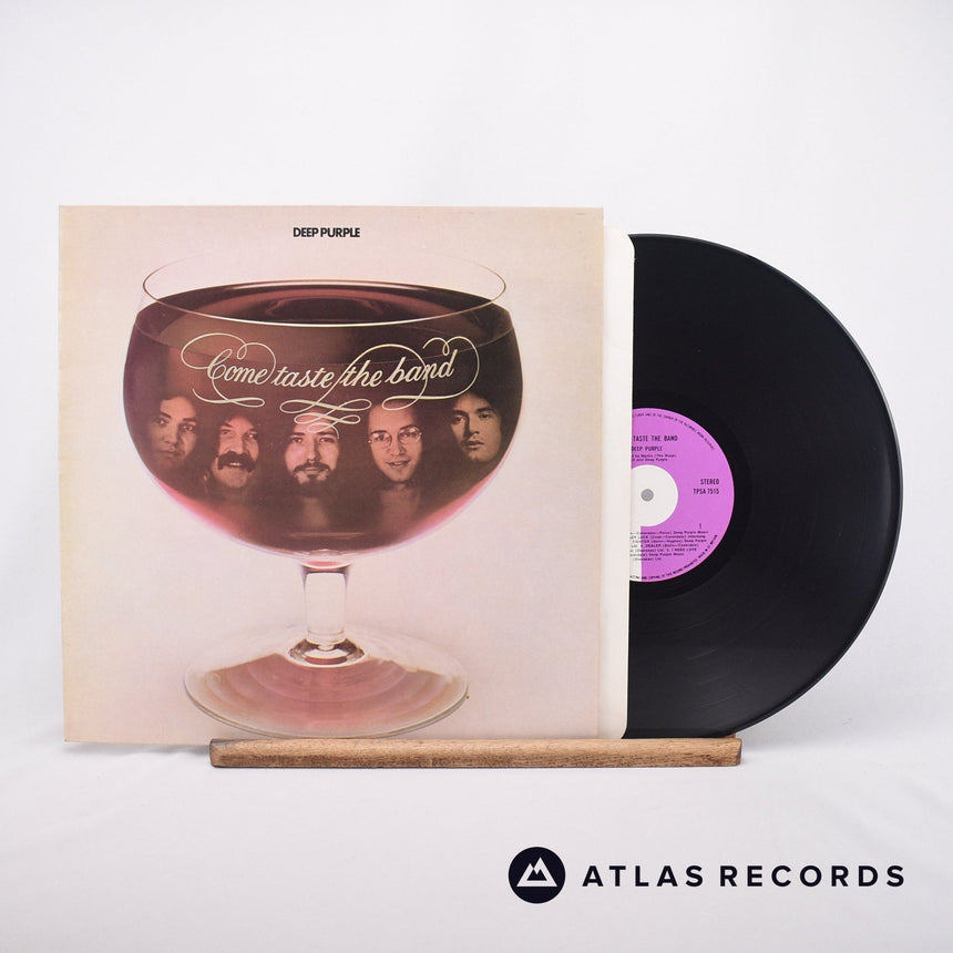 Deep Purple Come Taste The Band LP Vinyl Record - Front Cover & Record