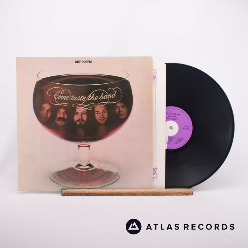 Deep Purple Come Taste The Band LP Vinyl Record - Front Cover & Record