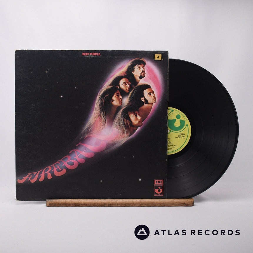 Deep Purple Fireball LP Vinyl Record - Front Cover & Record