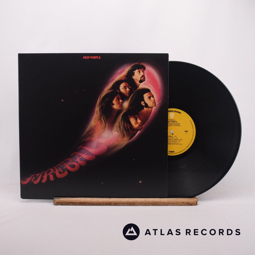Deep Purple Fireball LP Vinyl Record - Front Cover & Record