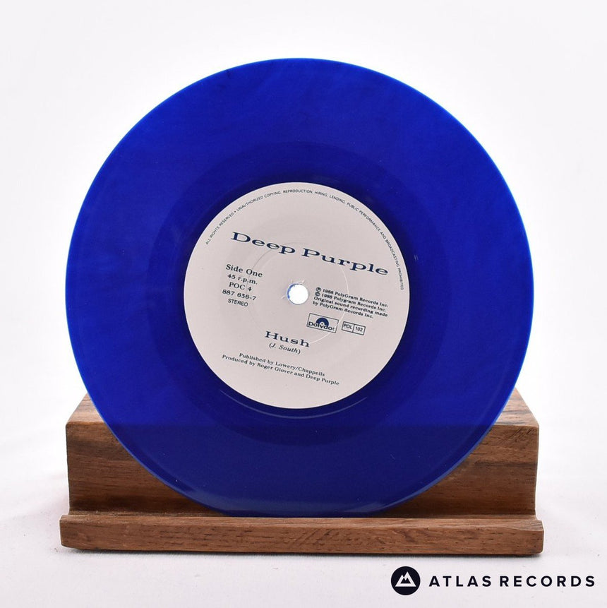 Deep Purple - Hush - Blue Limited Edition 7" Vinyl Record - EX/EX