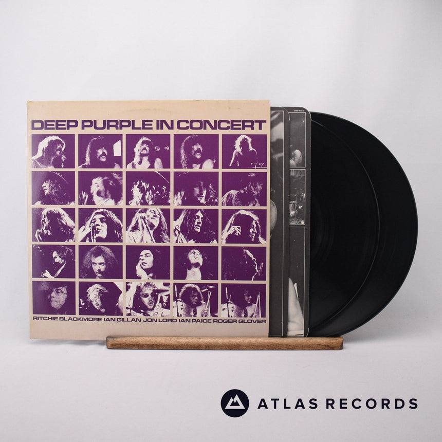 Deep Purple In Concert 2 x LP Vinyl Record - Front Cover & Record