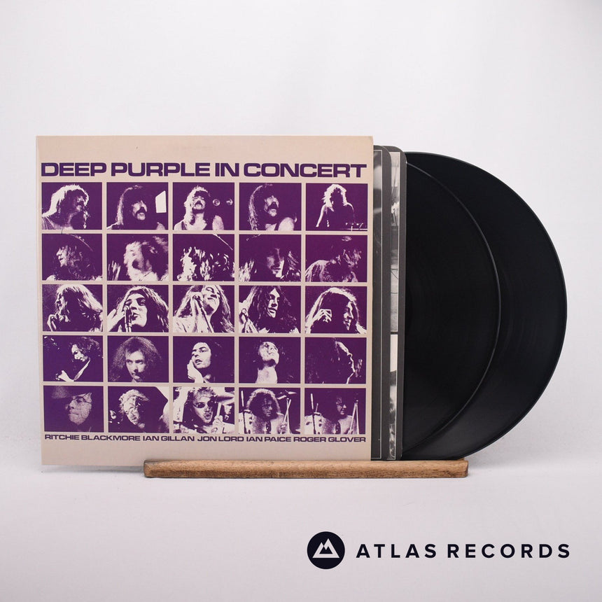 Deep Purple In Concert 2 x LP Vinyl Record - Front Cover & Record