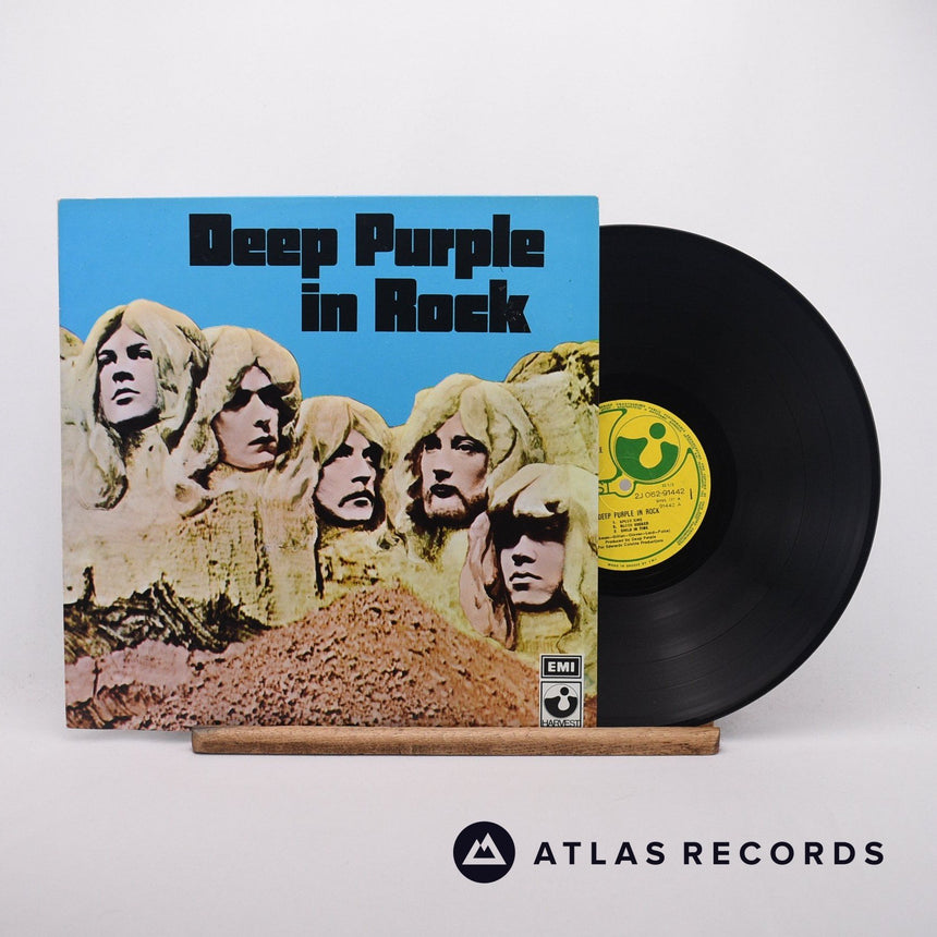 Deep Purple In Rock LP Vinyl Record - Front Cover & Record