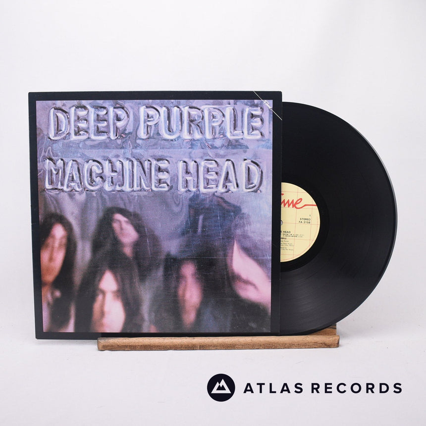 Deep Purple Machine Head LP Vinyl Record - Front Cover & Record