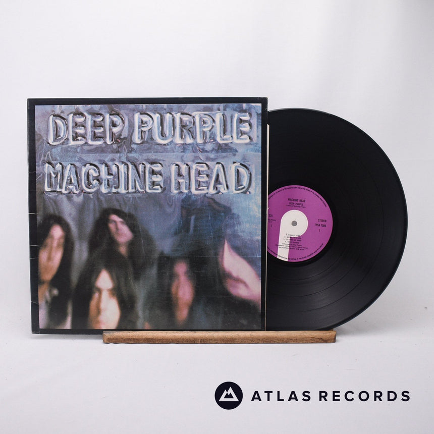 Deep Purple Machine Head LP Vinyl Record - Front Cover & Record