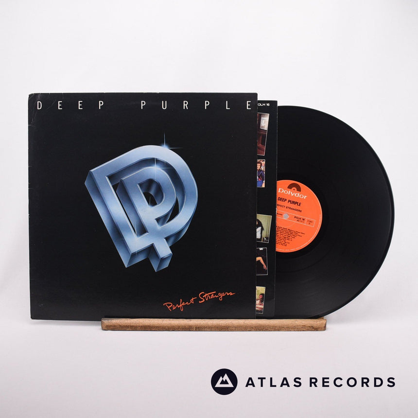 Deep Purple Perfect Strangers LP Vinyl Record - Front Cover & Record