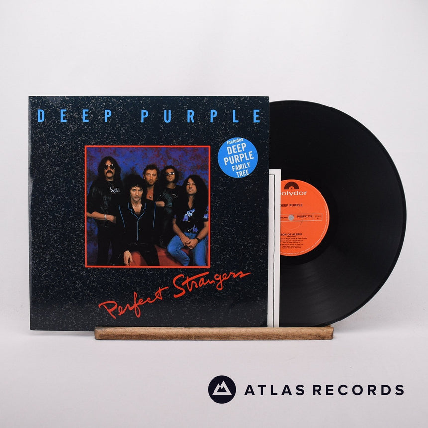 Deep Purple Perfect Strangers 12" Vinyl Record - Front Cover & Record