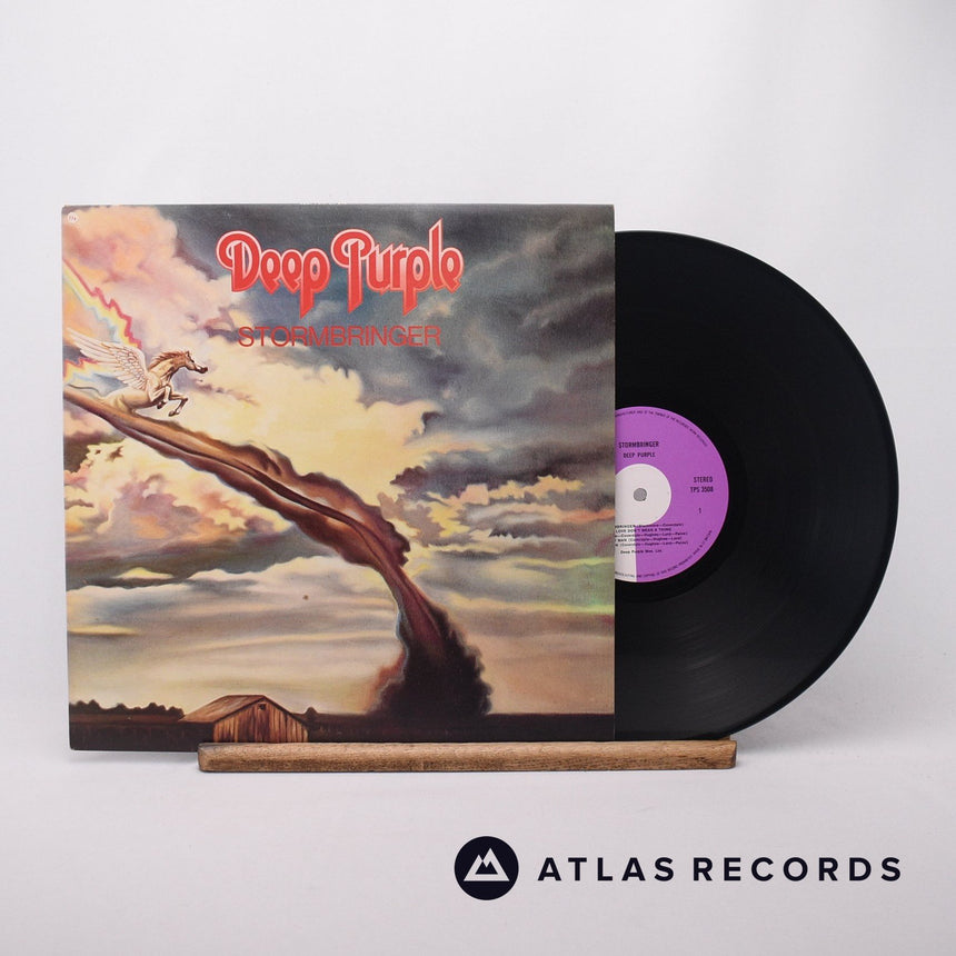 Deep Purple Stormbringer LP Vinyl Record - Front Cover & Record