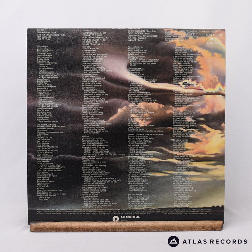 Deep Purple - Stormbringer - A-1U B-1U LP Vinyl Record - EX/EX