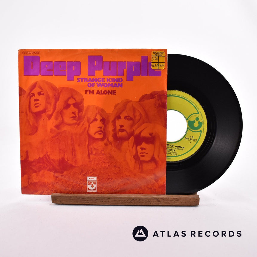 Deep Purple Strange Kind Of Woman 7" Vinyl Record - Front Cover & Record