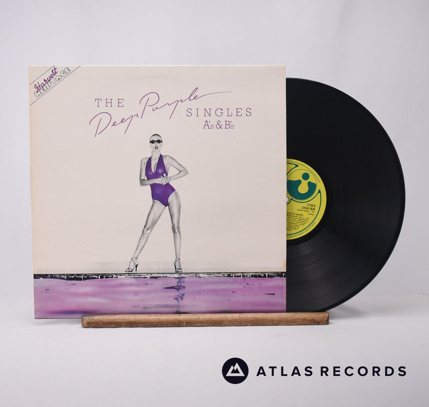 Deep Purple The Deep Purple Singles A's & B's LP Vinyl Record - Front Cover & Record