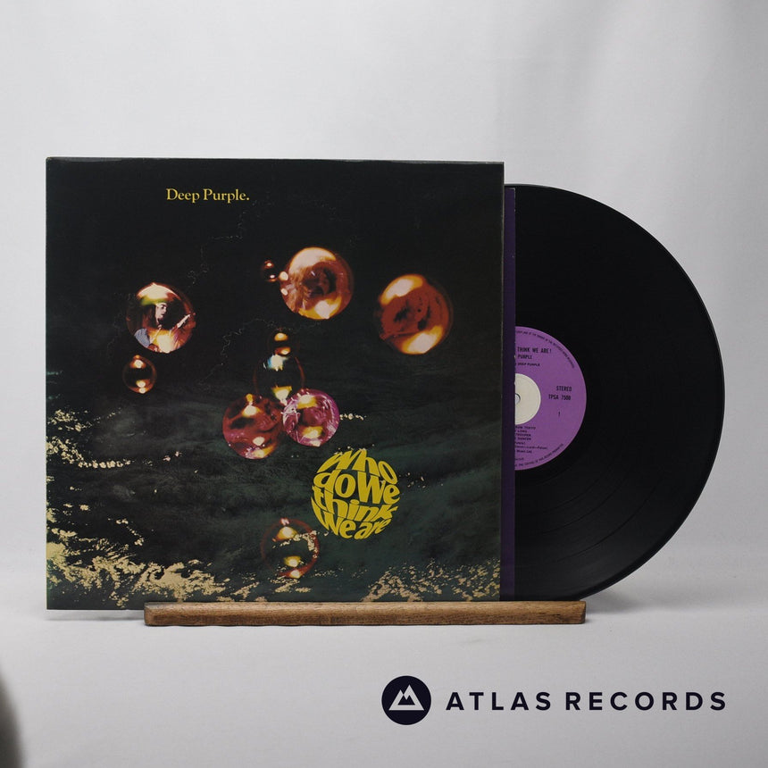 Deep Purple Who Do We Think We Are LP Vinyl Record - Front Cover & Record