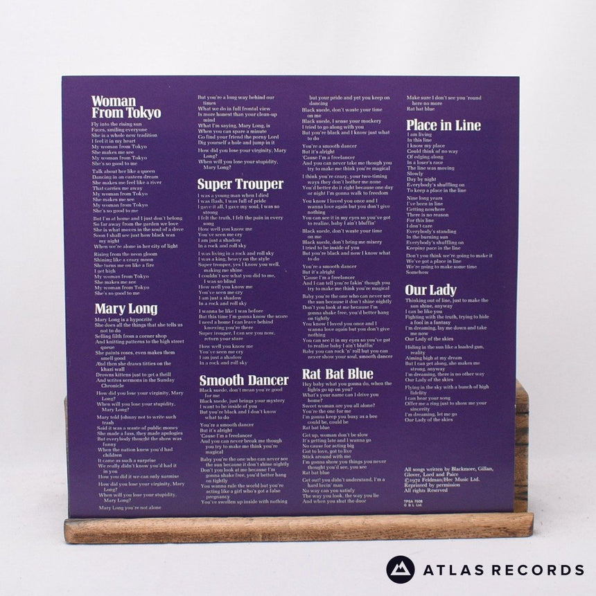 Deep Purple - Who Do We Think We Are - First Uk Press LP Vinyl Record - EX/VG+