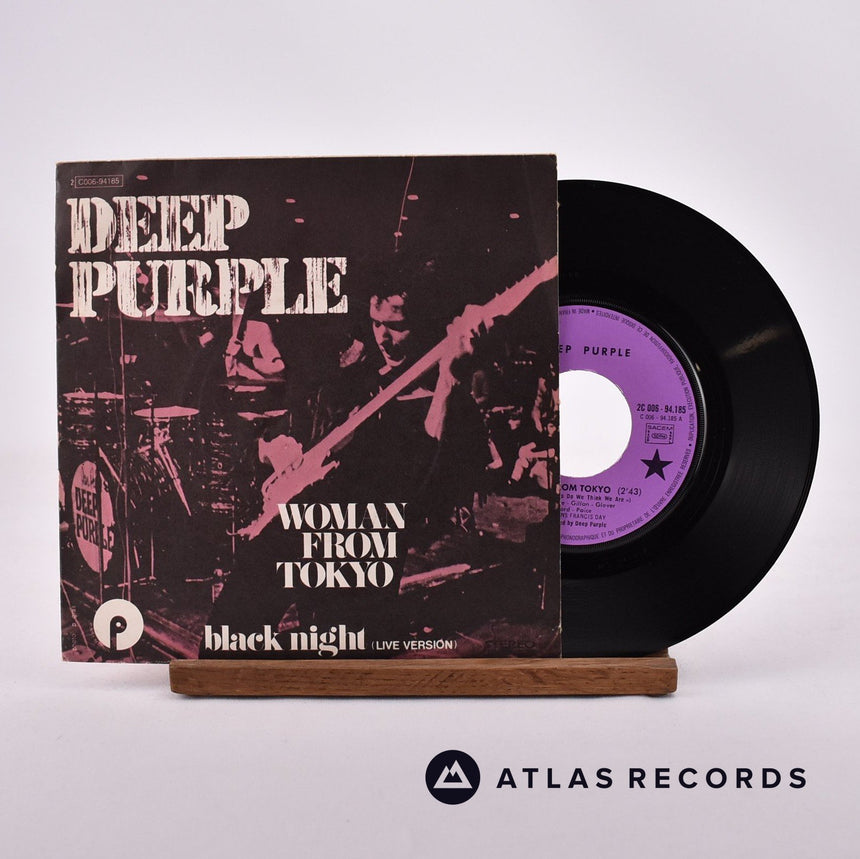Deep Purple Woman From Tokyo 7" Vinyl Record - Front Cover & Record