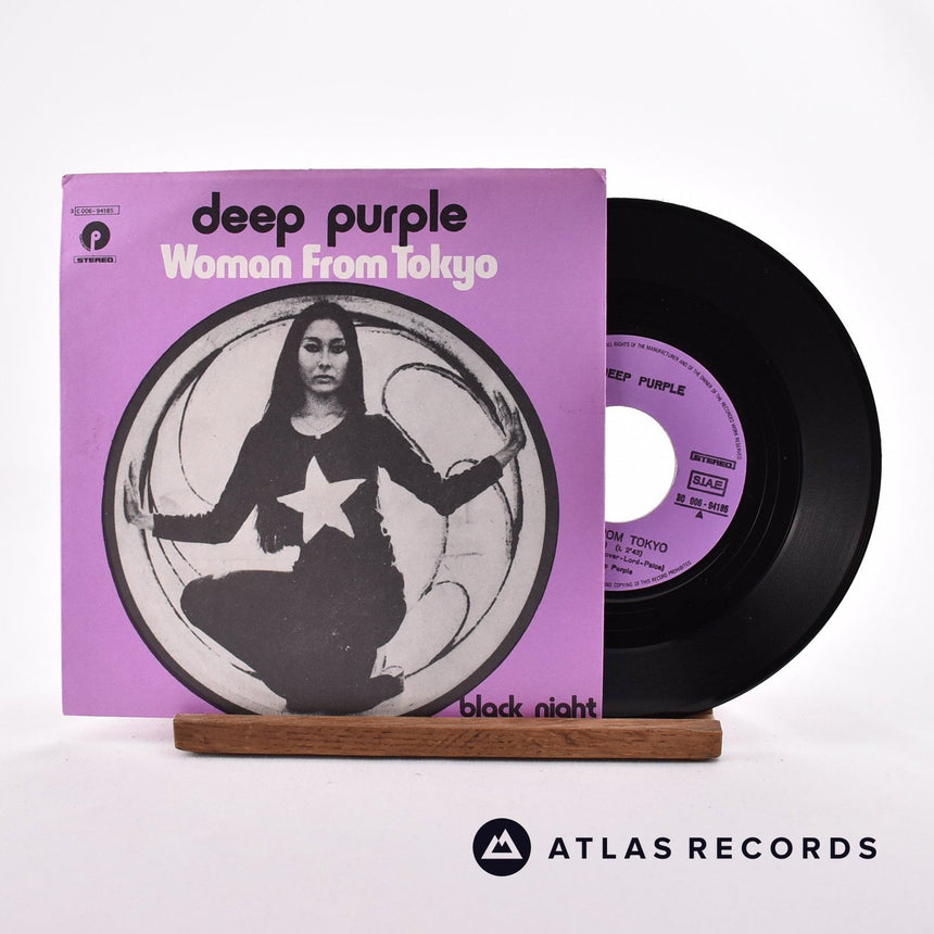 Deep Purple Woman From Tokyo 7" Vinyl Record - Front Cover & Record