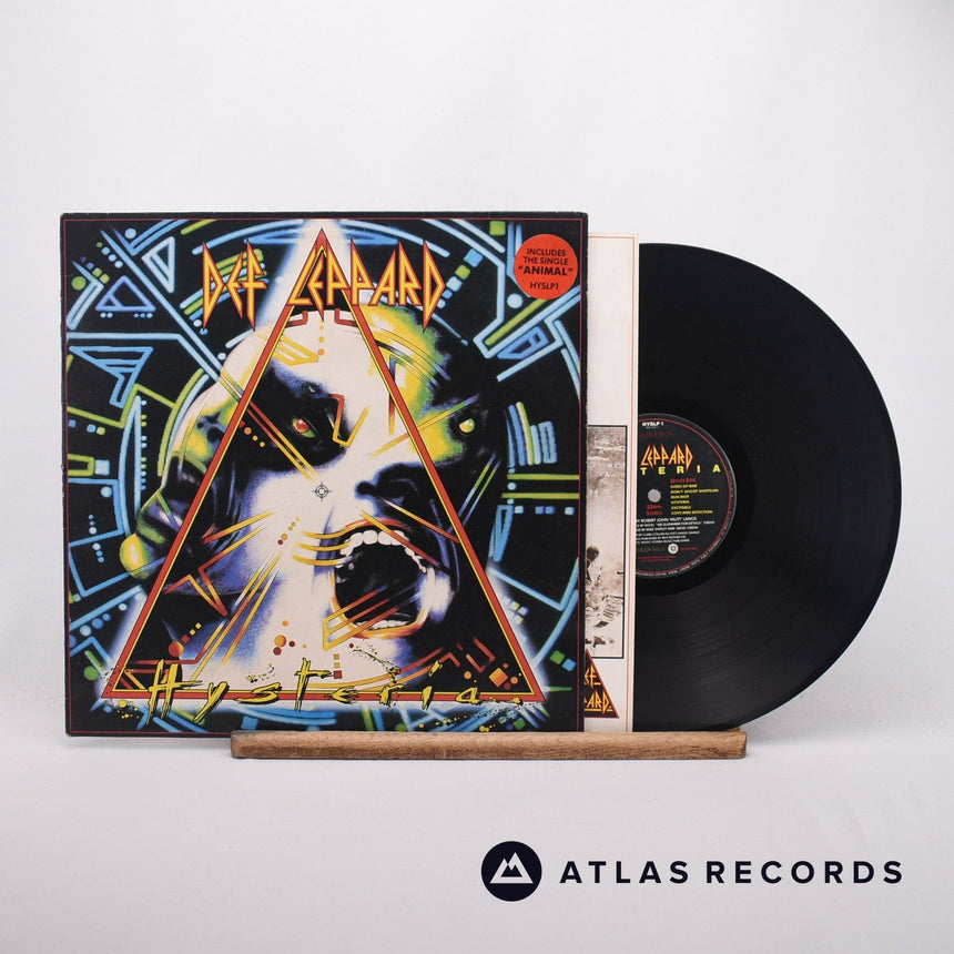 Def Leppard Hysteria LP Vinyl Record - Front Cover & Record