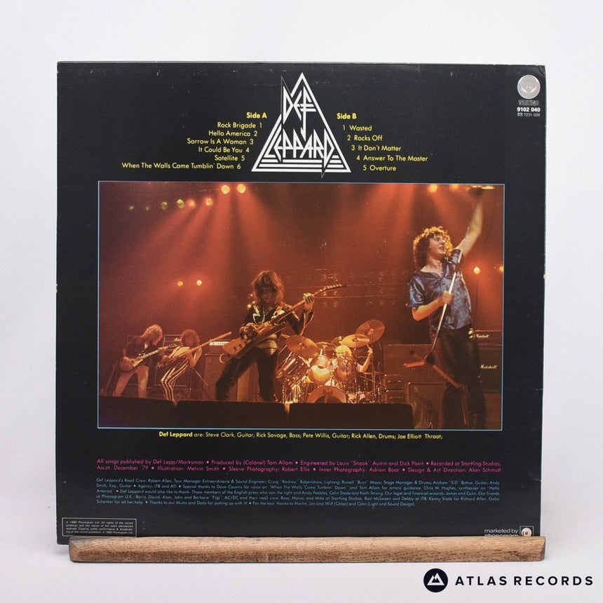 Def Leppard - On Through The Night - LP Vinyl Record - EX/EX