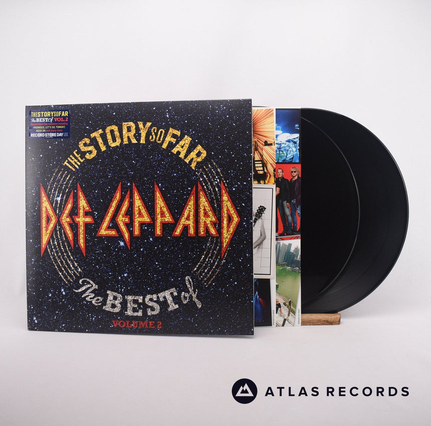 Def Leppard The Story So Far: The Best Of Volume 2 2 x LP Vinyl Record - Front Cover & Record