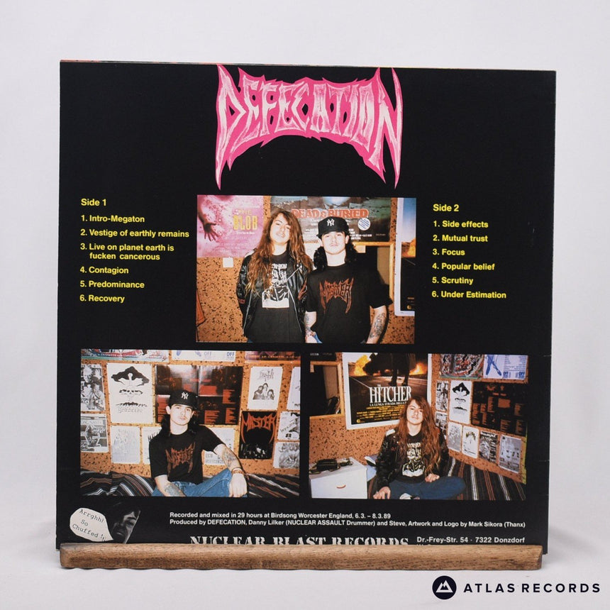 Defecation - Purity Dilution - First Press A B LP Vinyl Record - EX/EX
