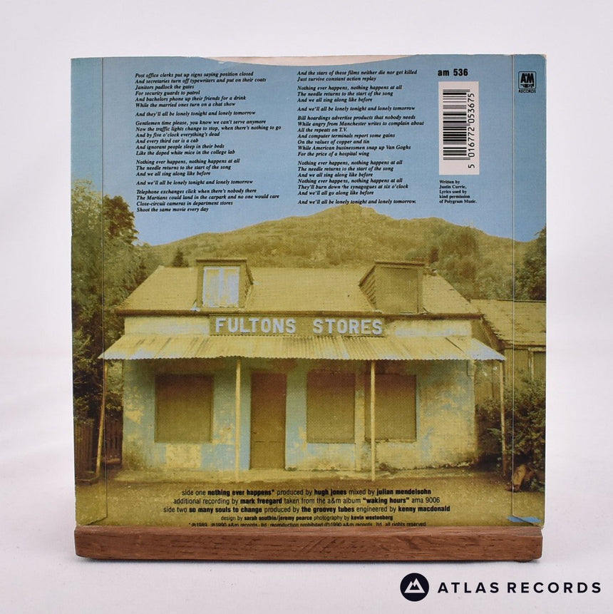 Del Amitri - Nothing Ever Happens - 7" Vinyl Record - VG+/EX