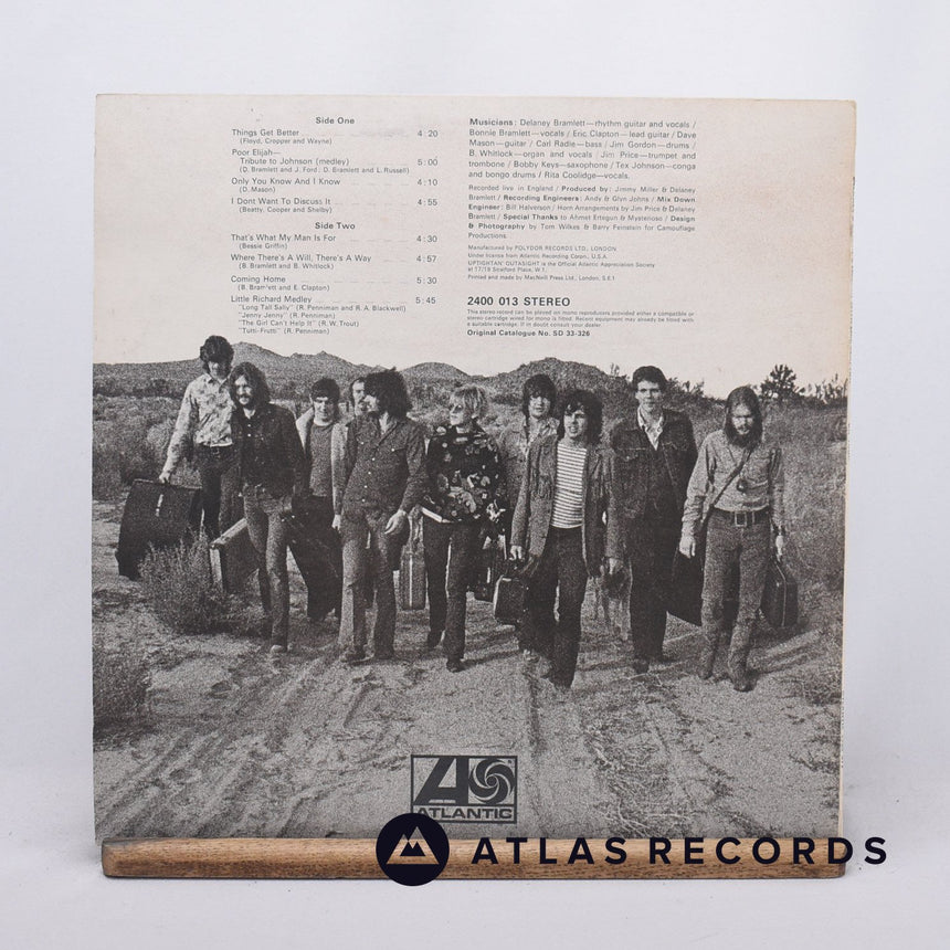 Delaney & Bonnie & Friends - On Tour - A▽1 B▽1 LP Vinyl Record - EX/EX