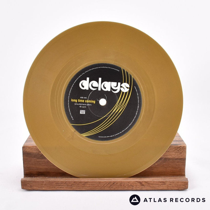 Delays - Long Time Coming - Gold 7" Vinyl Record - NM/NM