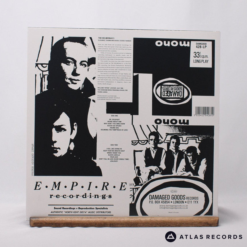 Delmonas - Delmonas 5! - White Reissue Mono LP Vinyl Record - EX/NM