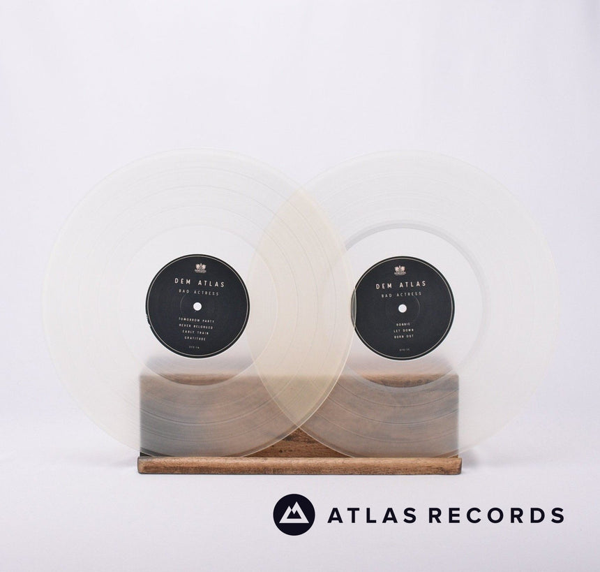 Dem Atlas - Bad Actress - Cloudy Clear Double LP Vinyl Record - NM/EX