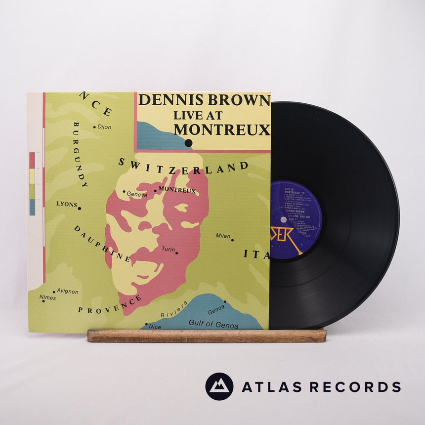 Dennis Brown Live At Montreux LP Vinyl Record - Front Cover & Record