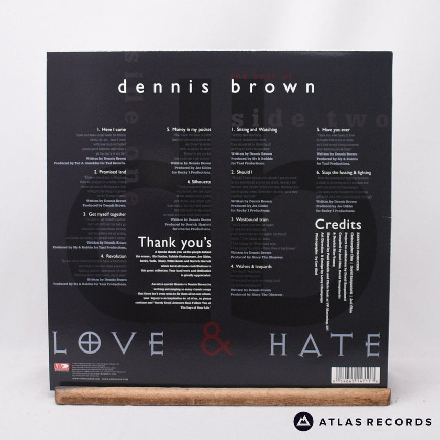 Dennis Brown - Love & Hate (The Best Of Dennis Brown) - LP Vinyl Record - NM/EX