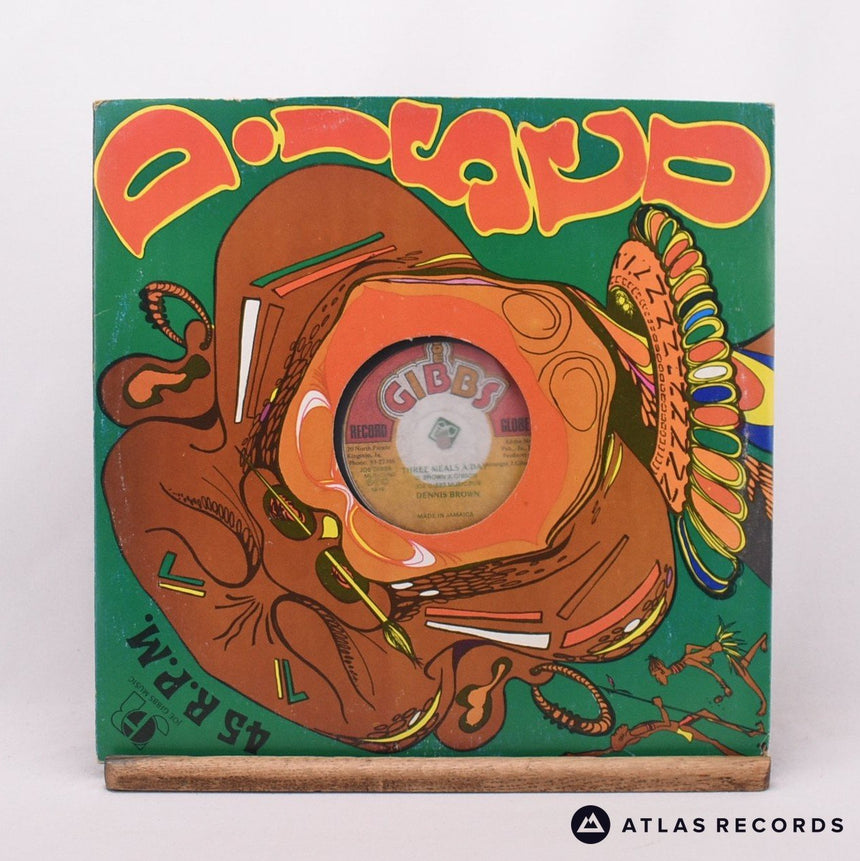 Dennis Brown - The Man Next Door / Three Meals A Day - 12" Vinyl Record - VG+/EX