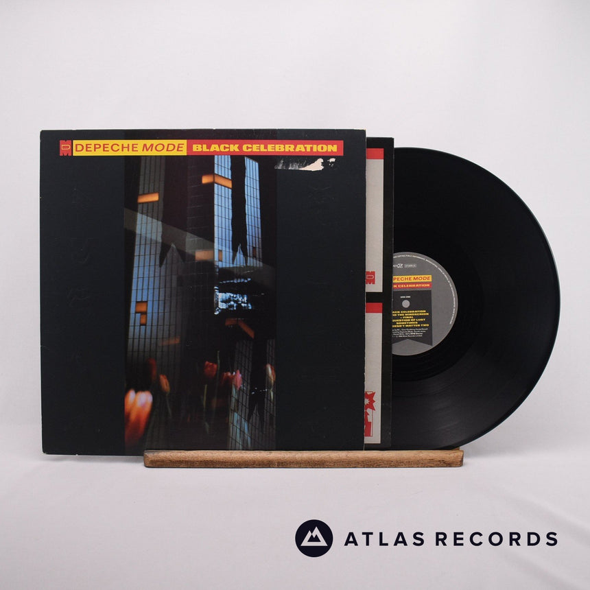 Depeche Mode Black Celebration LP Vinyl Record - Front Cover & Record