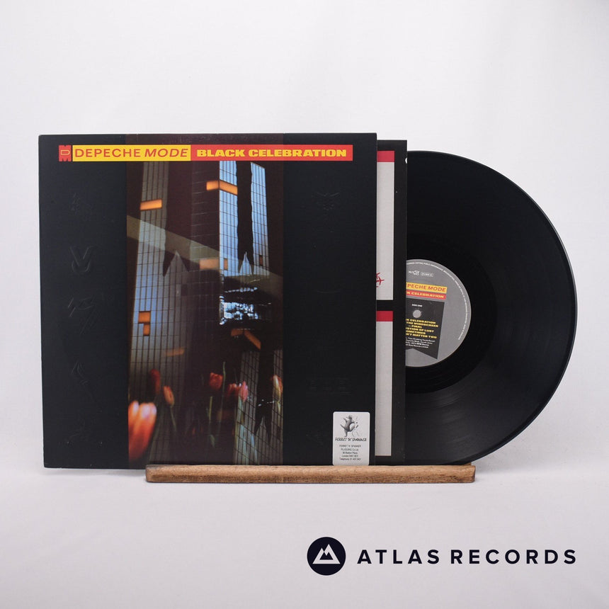 Depeche Mode Black Celebration LP Vinyl Record - Front Cover & Record
