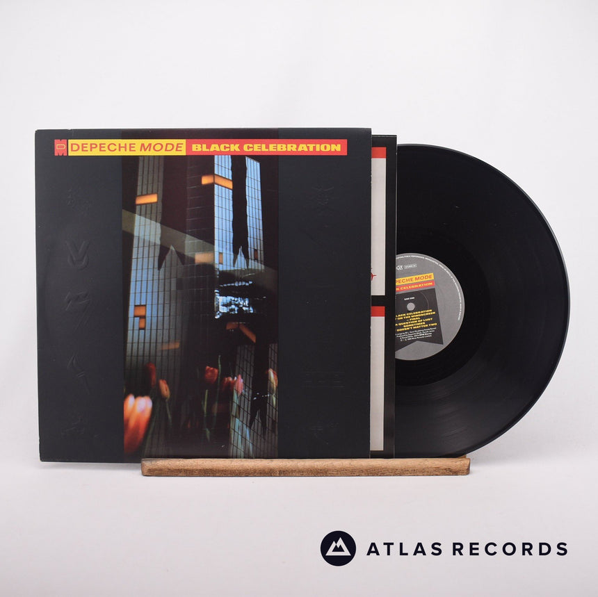 Depeche Mode Black Celebration LP Vinyl Record - Front Cover & Record