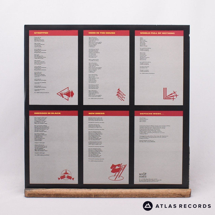 Depeche Mode - Black Celebration - Embossed Sleeve LP Vinyl Record - EX/EX