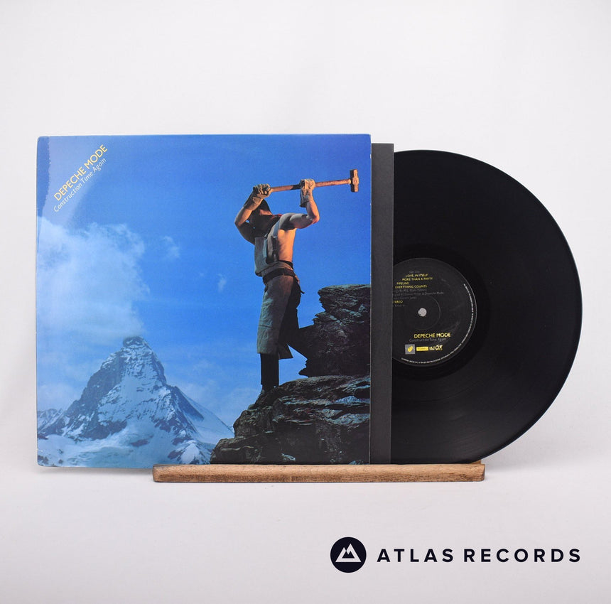 Depeche Mode Construction Time Again LP Vinyl Record - Front Cover & Record