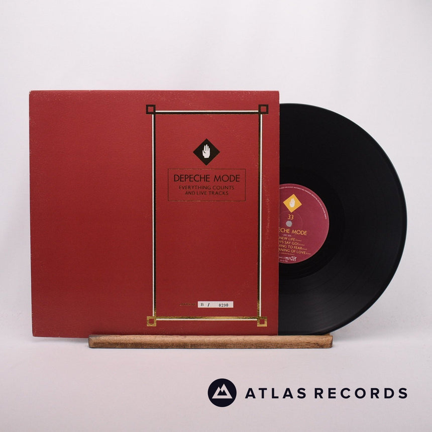 Depeche Mode Everything Counts And Live Tracks 12" Vinyl Record - Front Cover & Record